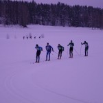Tätklungan på "ängen" varv1 Tätklungan efter ca 13km